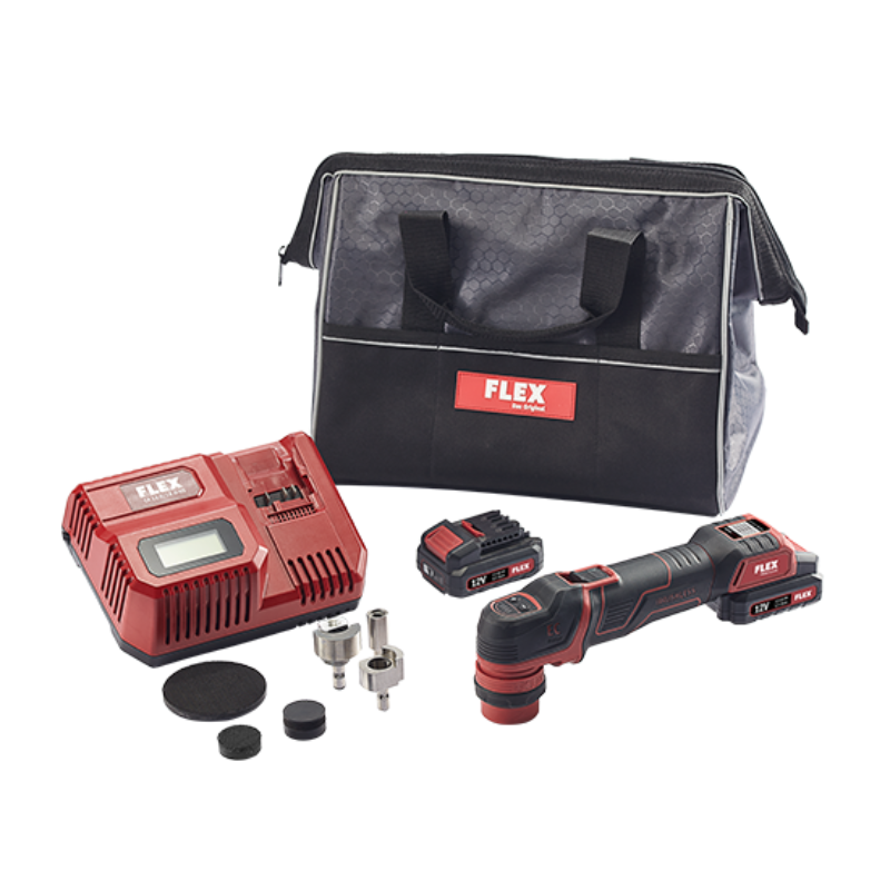 FLEX Polisher PXE 80 12-EC/2.5 Set "Game Changer" Multi Polisher