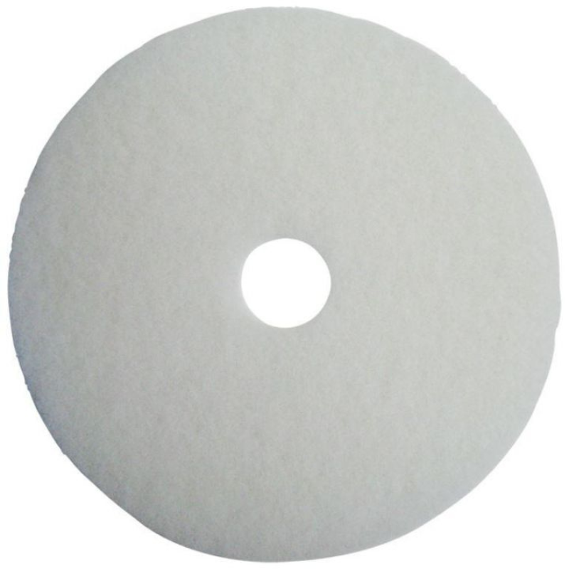 White Conventional Floor Pad, 16