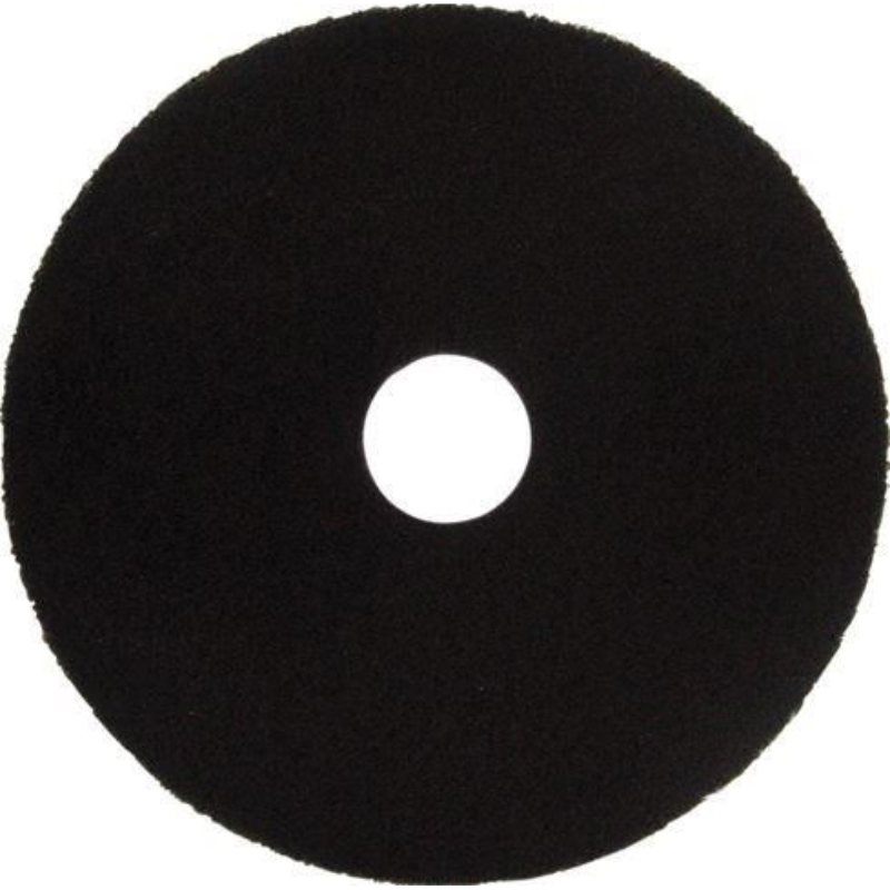 Black Conventional Floor Pad, 18