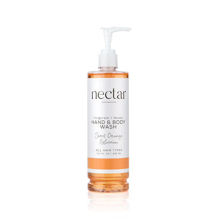 Nectar Hand & Body Wash Pump Refillable Bottle 400mL