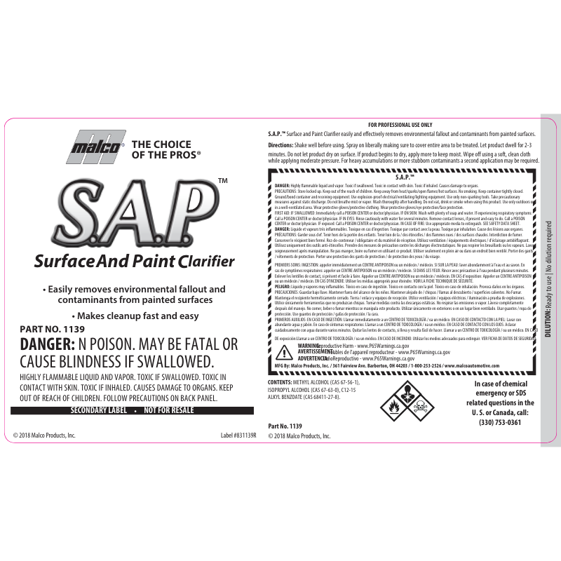 Label; S.A.P GHS