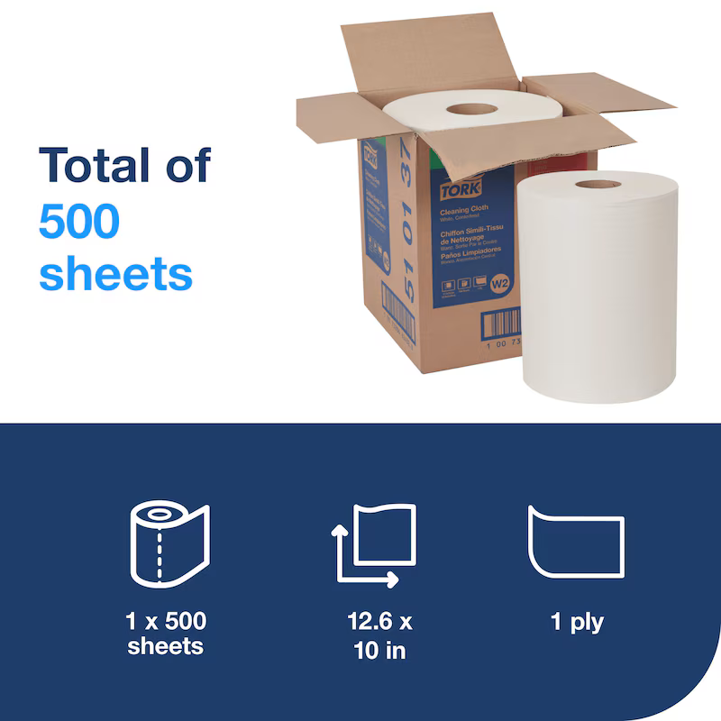 Tork Cleaning Cloth White W2