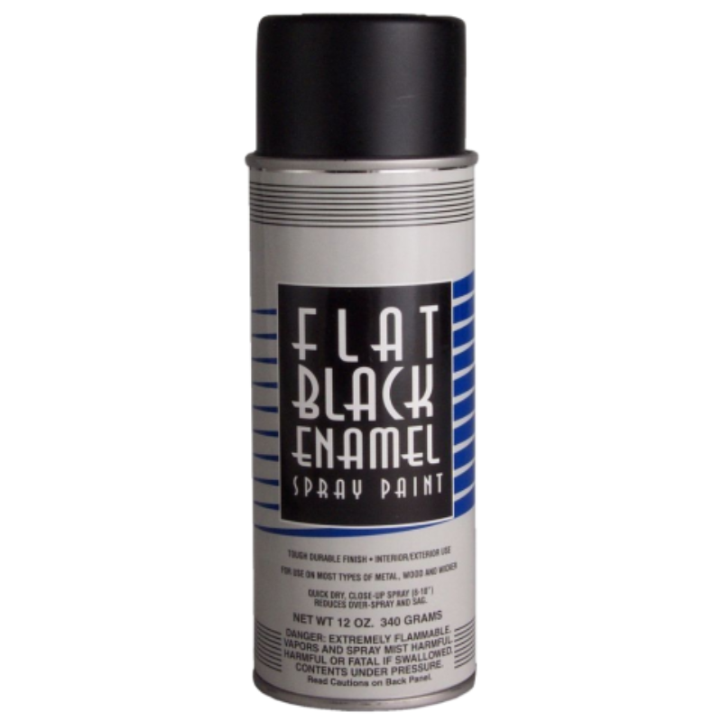 Paint, Flat Black Enamel