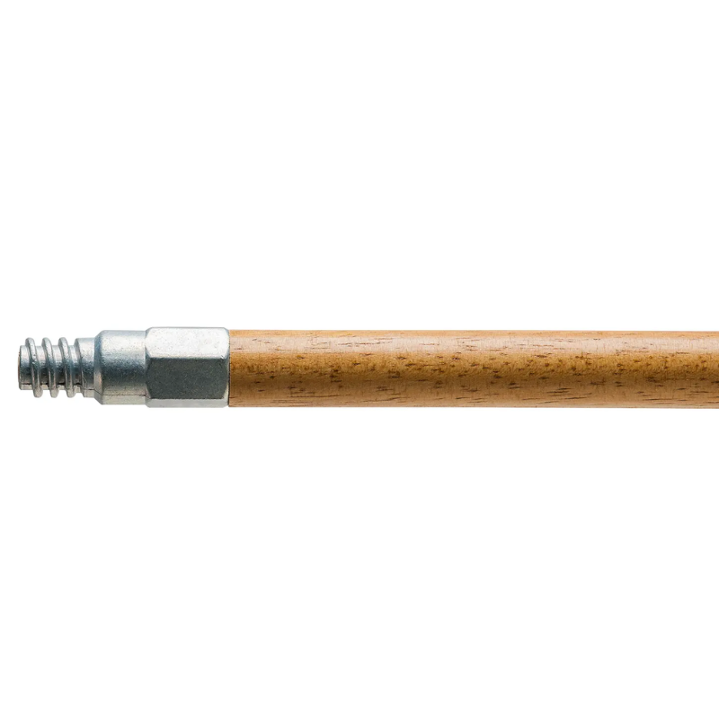 Wood Handle with Metal Threads 54" x 15/16"
