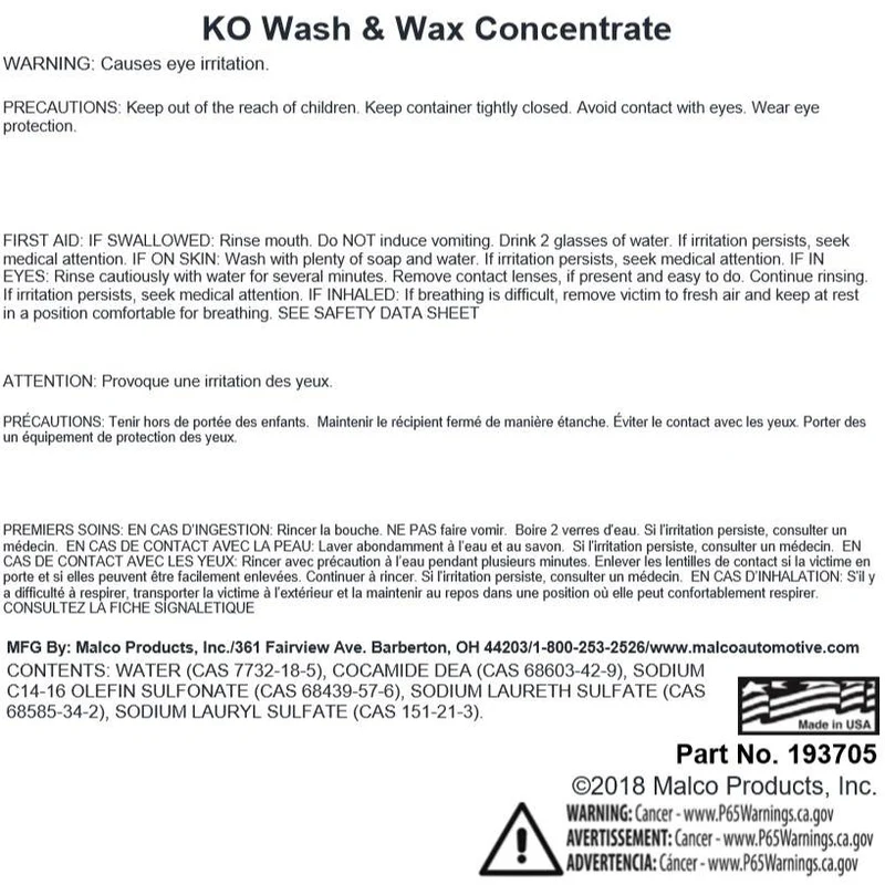 KO Wash & Wax